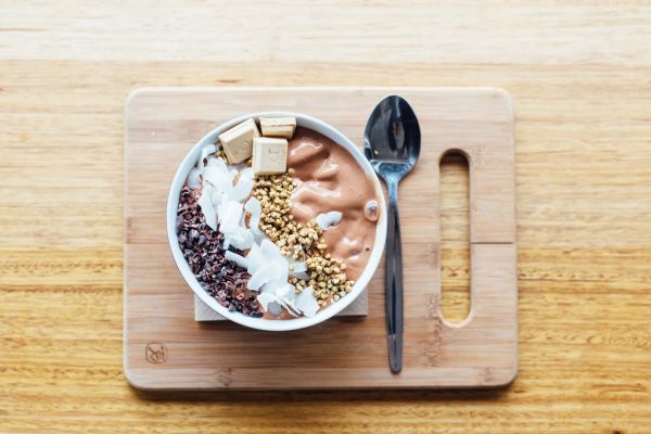 Tigela de alimentação saudável para controle do diabetes